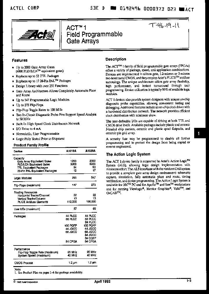 A1010A-1PG84B_1745360.PDF Datasheet