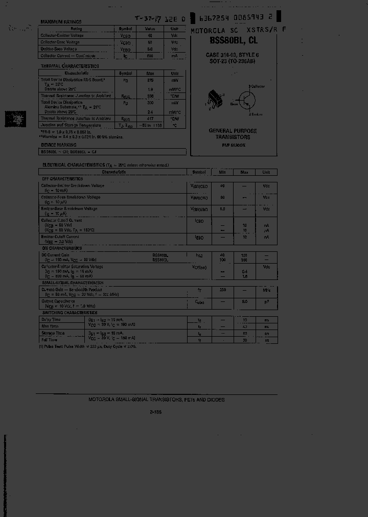BSS80CL_1750637.PDF Datasheet