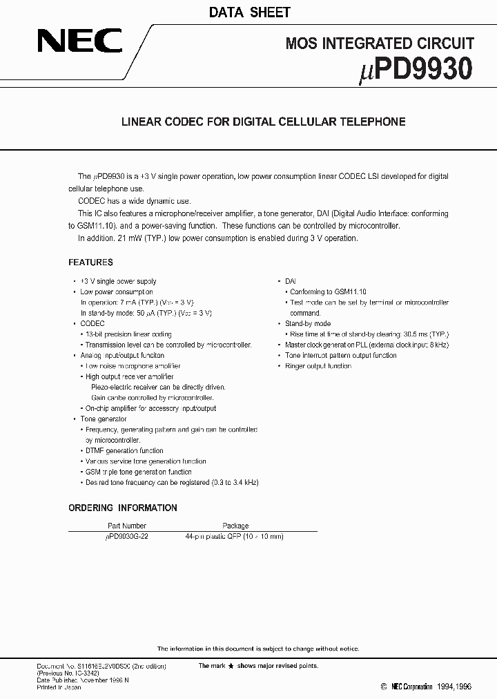 UPD9930G-22_1754128.PDF Datasheet