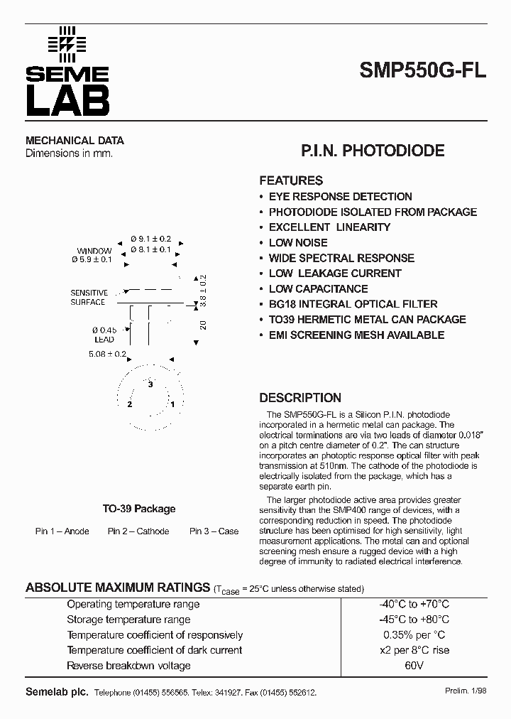 SMP550G-FL_1754417.PDF Datasheet