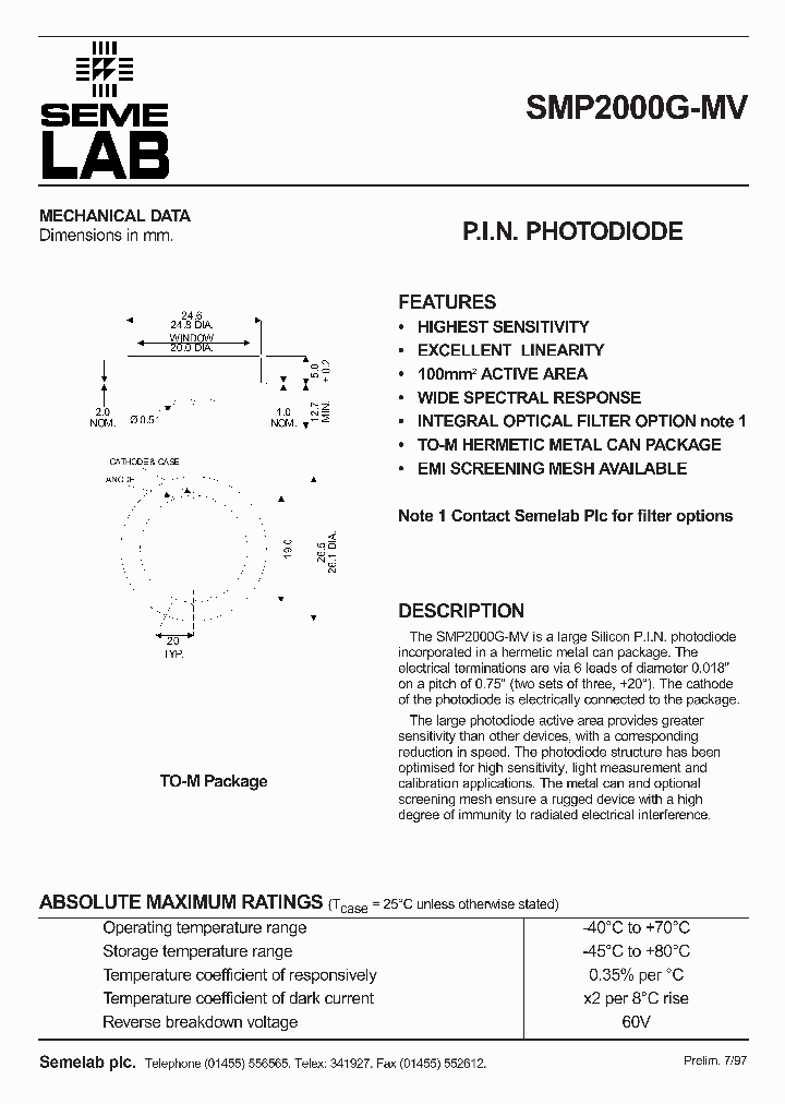 SMP2000G-MV_1754508.PDF Datasheet