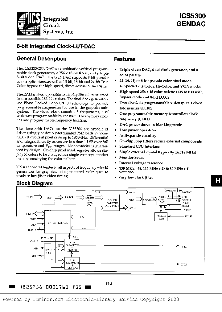 ICS5300V-1_1765477.PDF Datasheet
