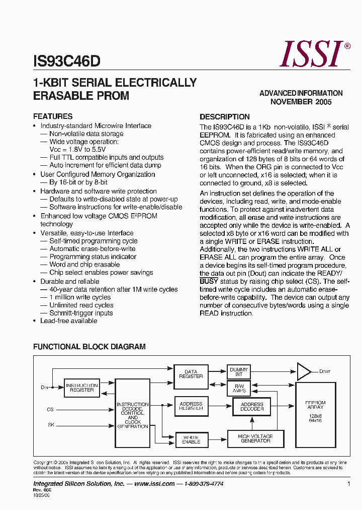 IS93C46D_1783569.PDF Datasheet