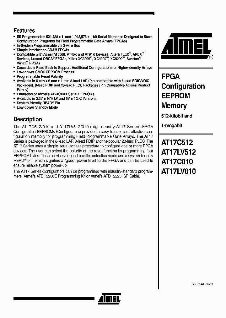 AT17C010-10CI_1791824.PDF Datasheet