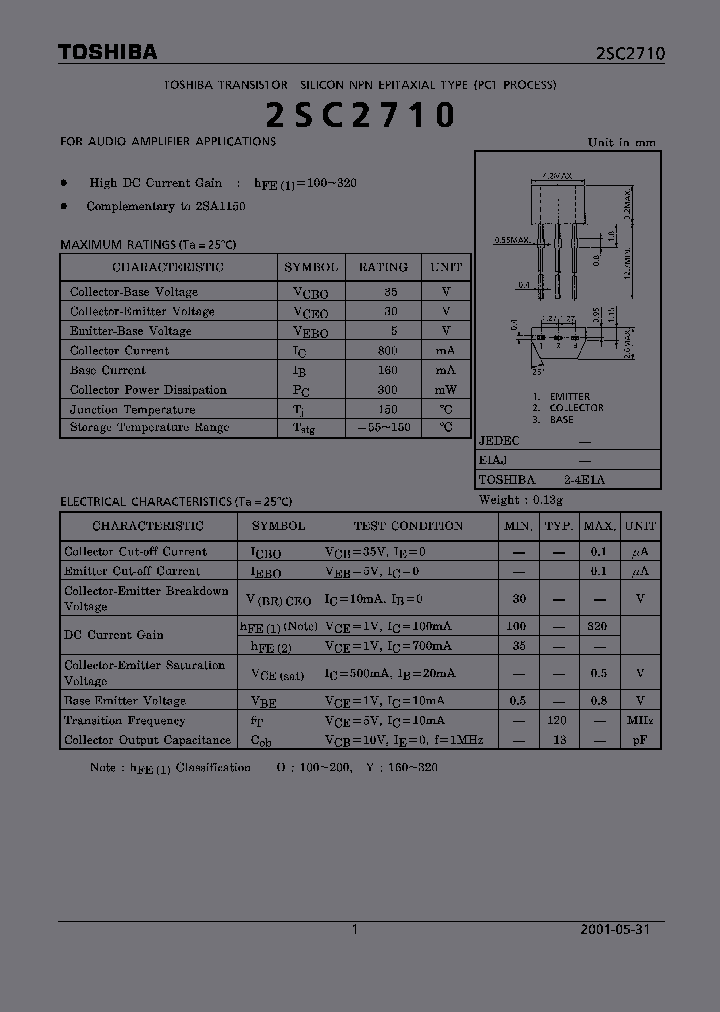 2SC2710O_1787407.PDF Datasheet