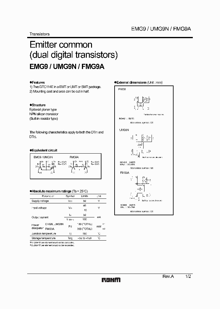 UMG9NTR_1795687.PDF Datasheet