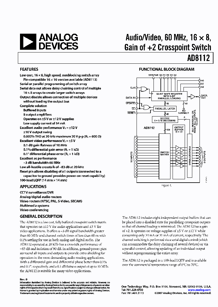 AD8112-EVALZ1_1787731.PDF Datasheet