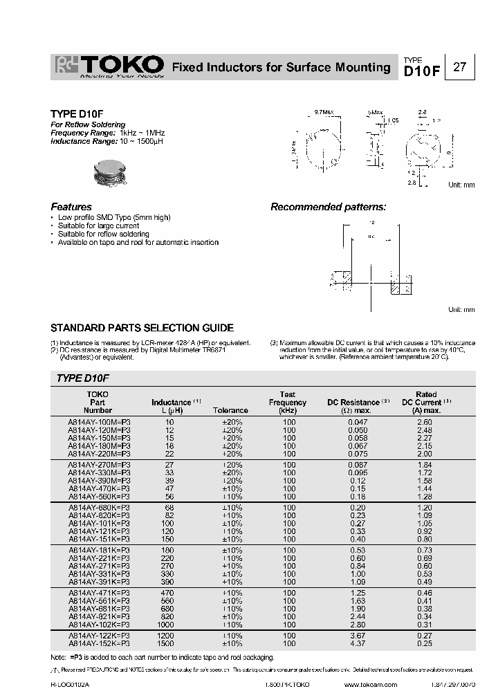 D10F_1787096.PDF Datasheet