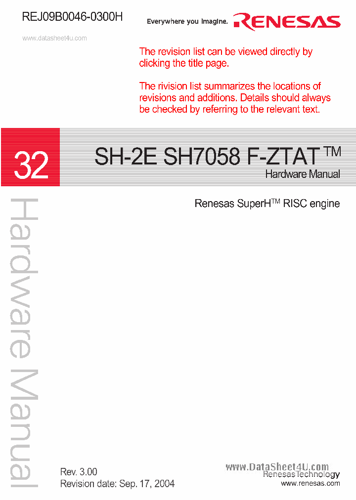HD64F7058_1842188.PDF Datasheet
