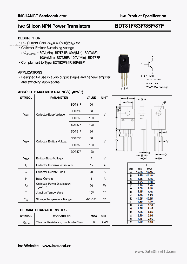 BDT87F_1884251.PDF Datasheet
