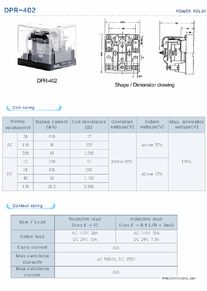 DPR-402_1900107.PDF Datasheet