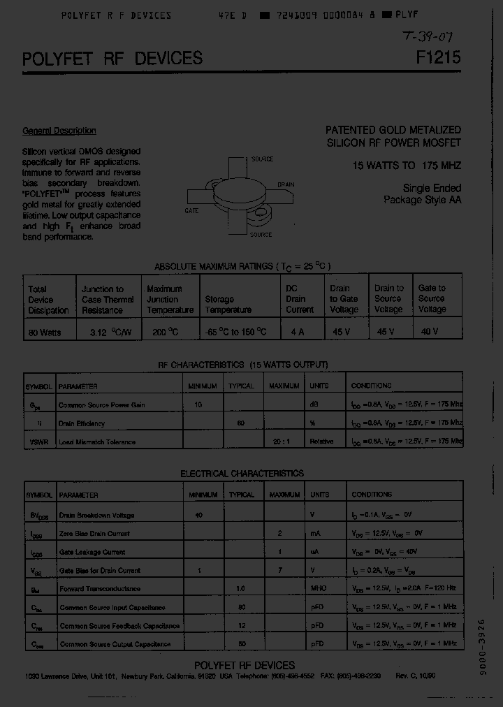 F1215_1817069.PDF Datasheet
