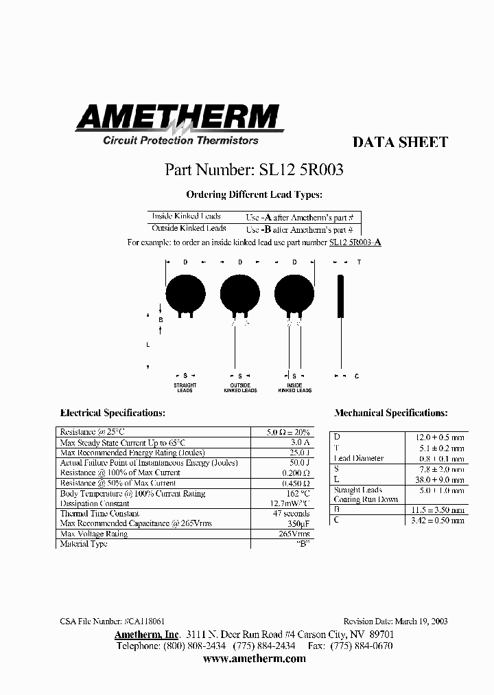 SL125R003_1816158.PDF Datasheet