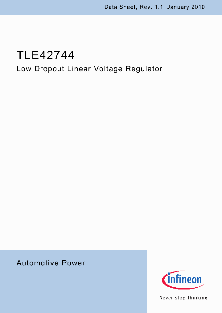 TLE42744DV50_1906332.PDF Datasheet