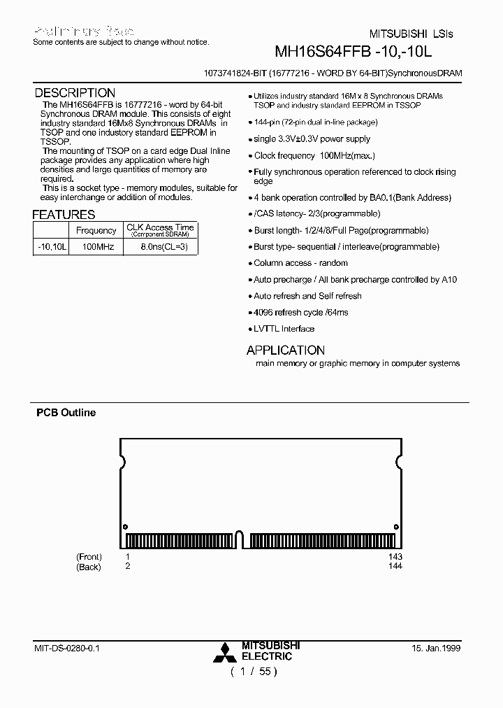 MH16S64FFB-10_1908469.PDF Datasheet