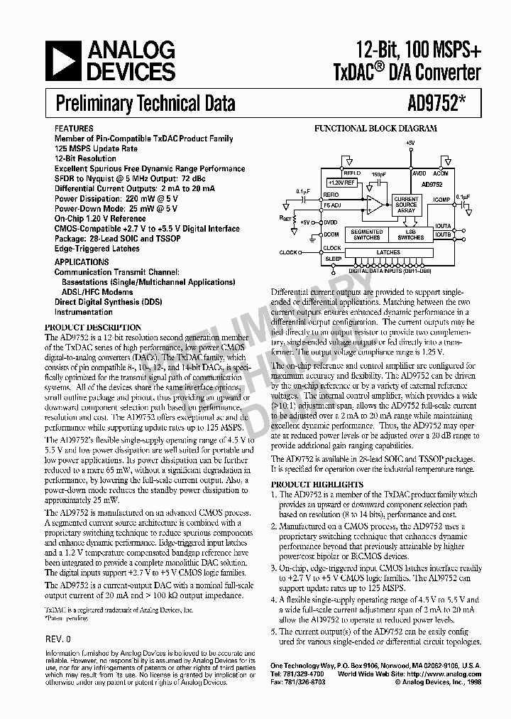 AD9752_1798510.PDF Datasheet