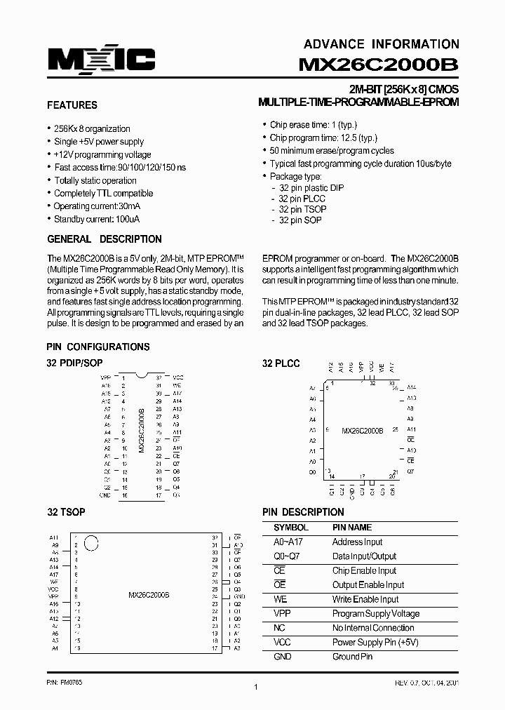 MX26C2000BQI-15_1825069.PDF Datasheet