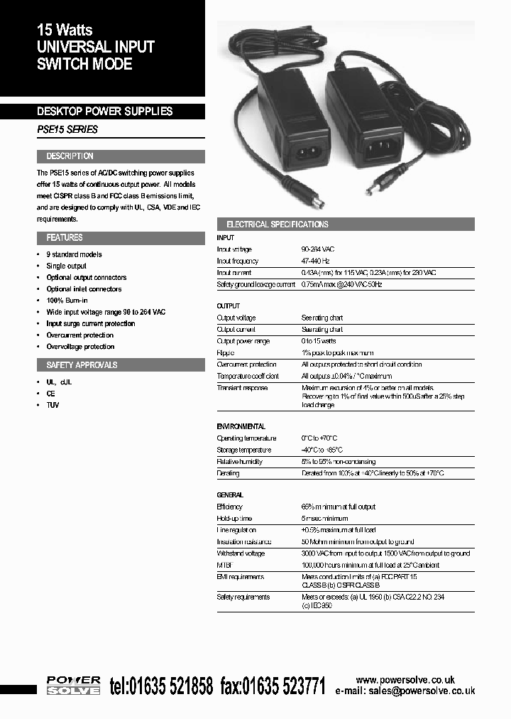 PSE15-516A_1829738.PDF Datasheet
