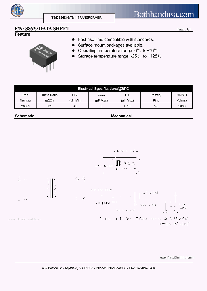 S8629_1918161.PDF Datasheet