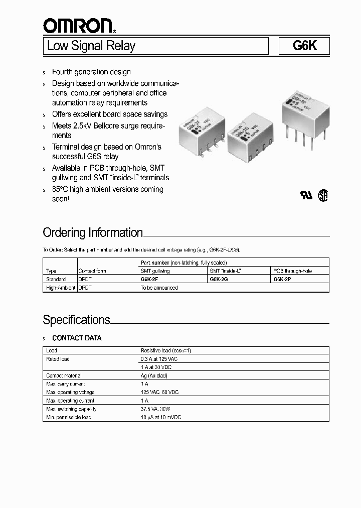 G6K-2F_1834954.PDF Datasheet