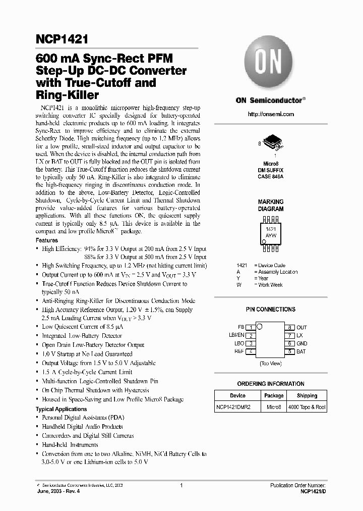NCP1421D_1847120.PDF Datasheet