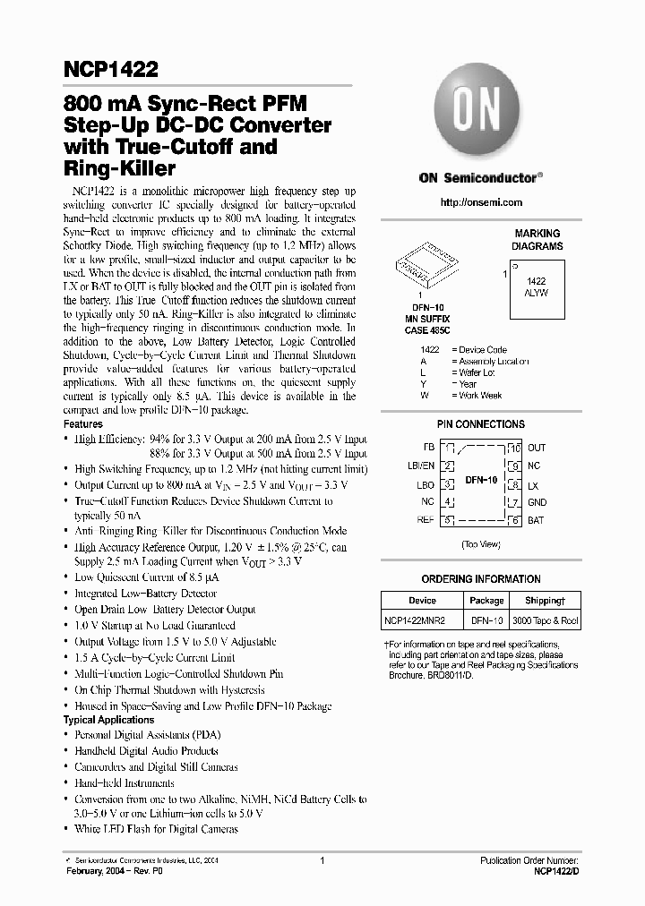 NCP1422D_1847121.PDF Datasheet