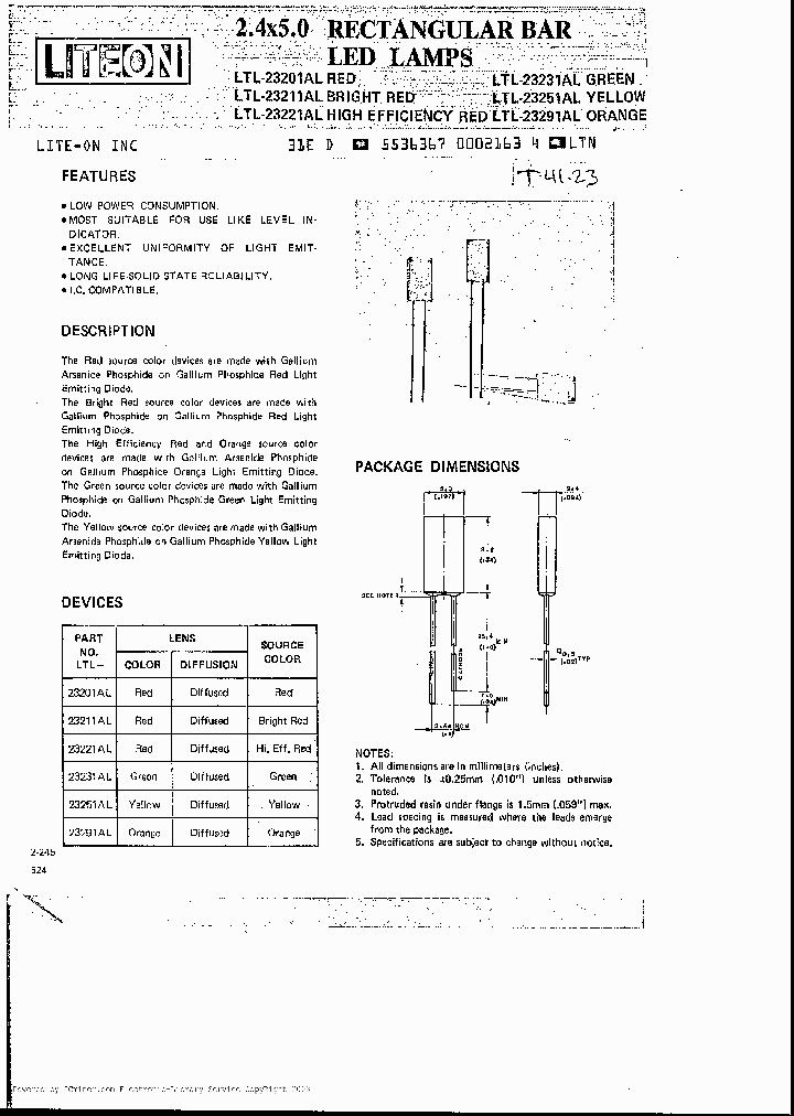 LTL23221AL_1860294.PDF Datasheet