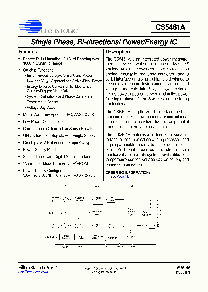CS5461A-IS_1858608.PDF Datasheet