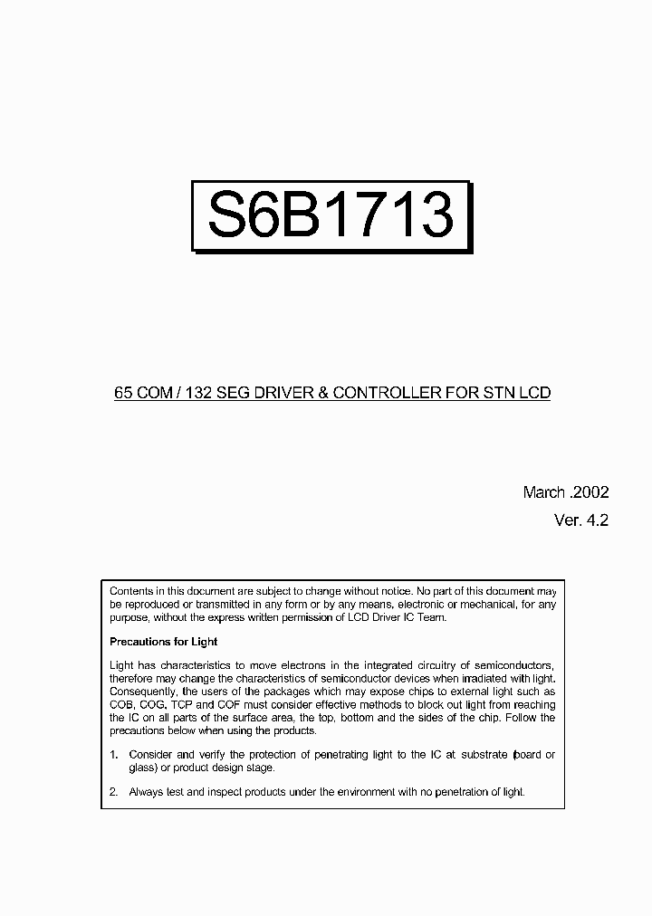 S6B1713A_1925106.PDF Datasheet