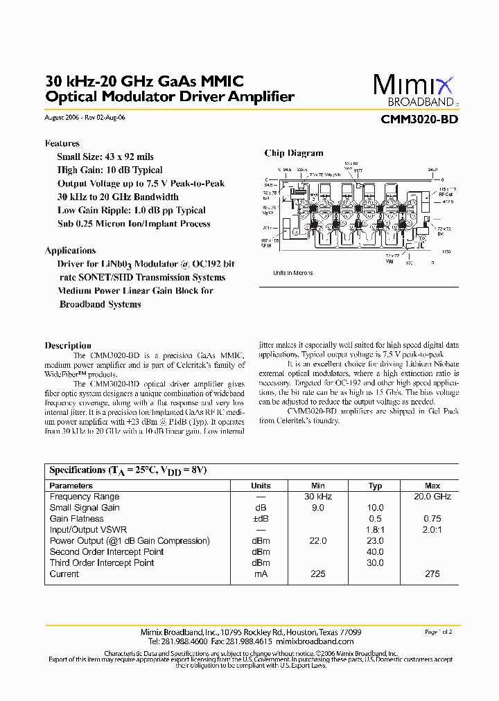CMM3020-BD06_1861507.PDF Datasheet