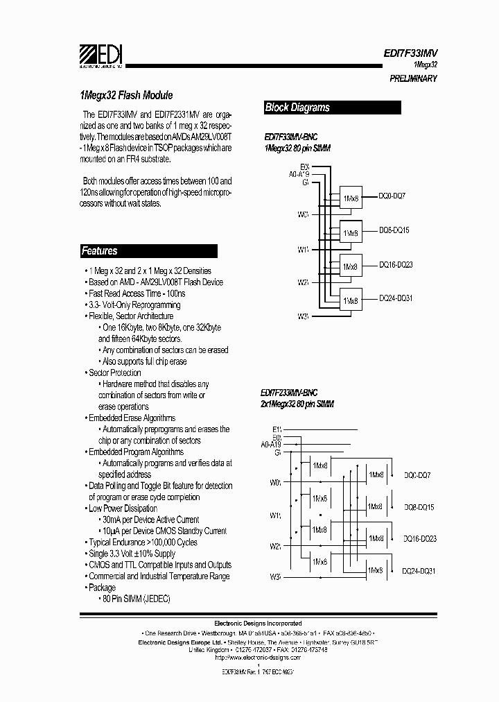 EDI7F33IMV_1870978.PDF Datasheet