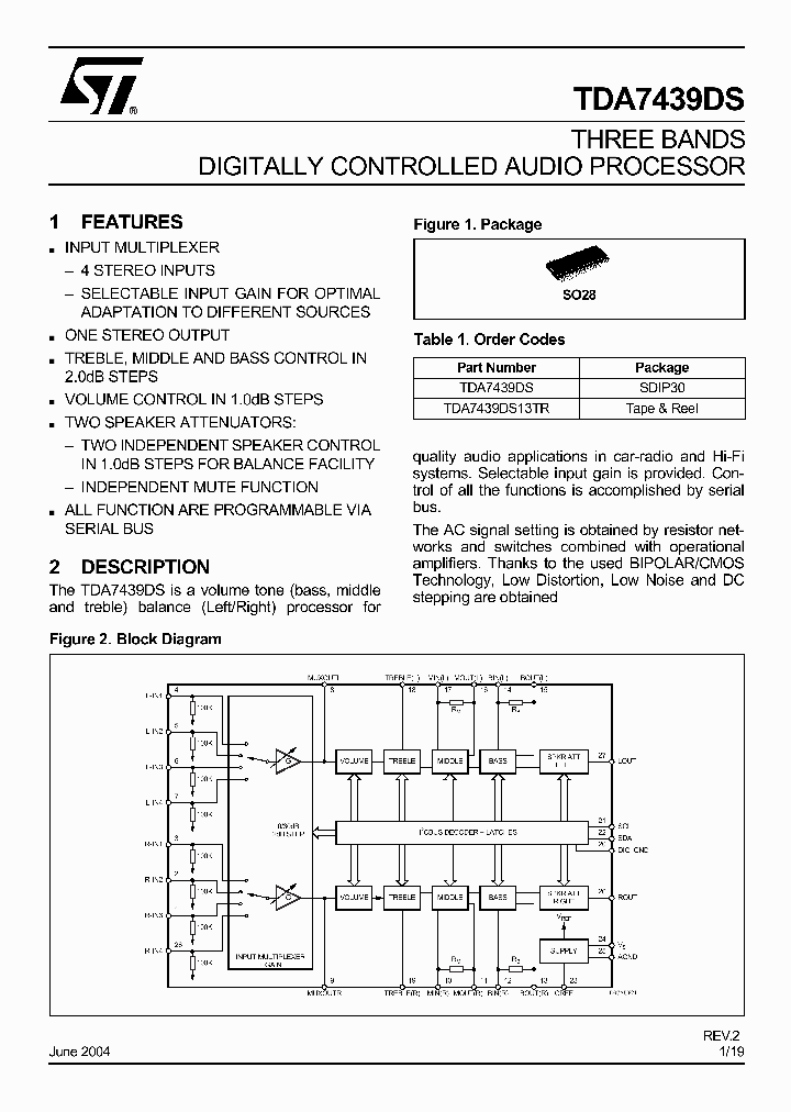 TDA7439DS13TR_1932448.PDF Datasheet
