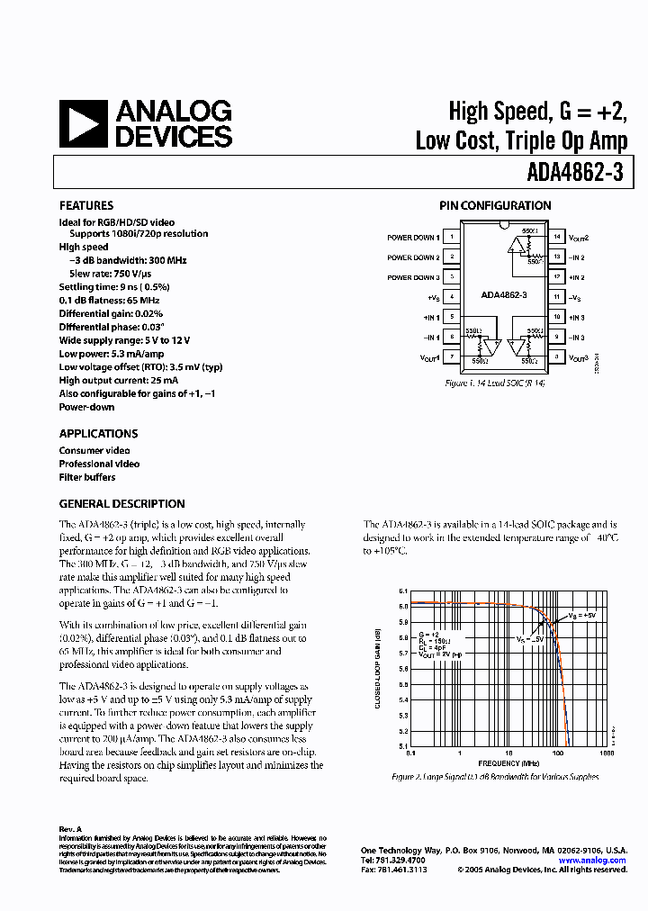 ADA4862-3YRZ-RL_1883322.PDF Datasheet