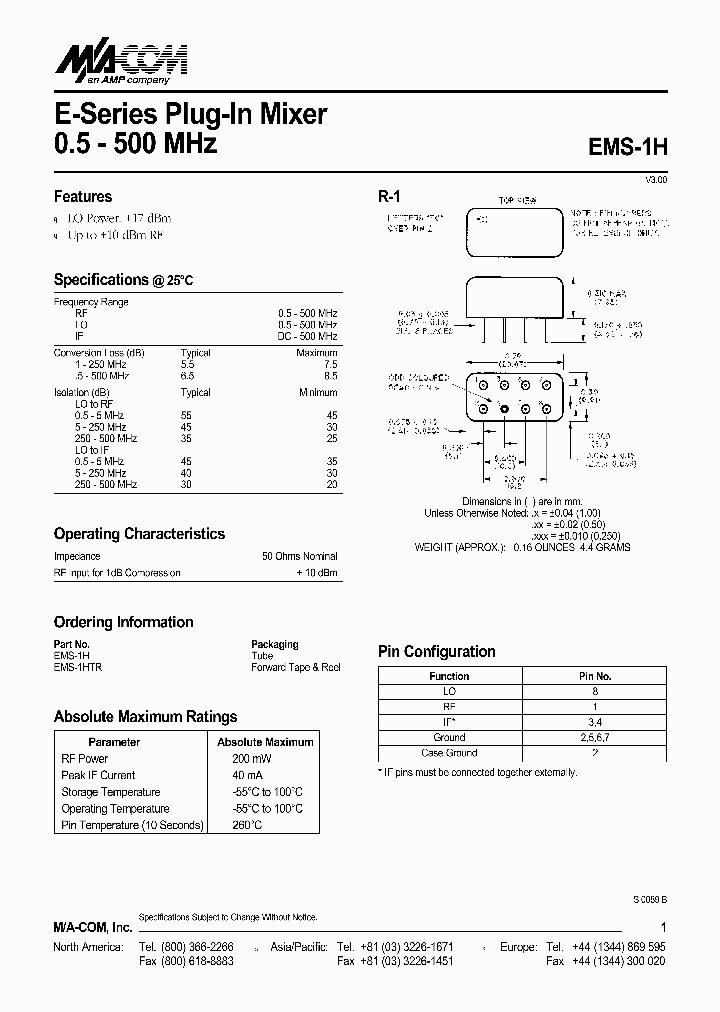 EMS-1HTR_1868671.PDF Datasheet