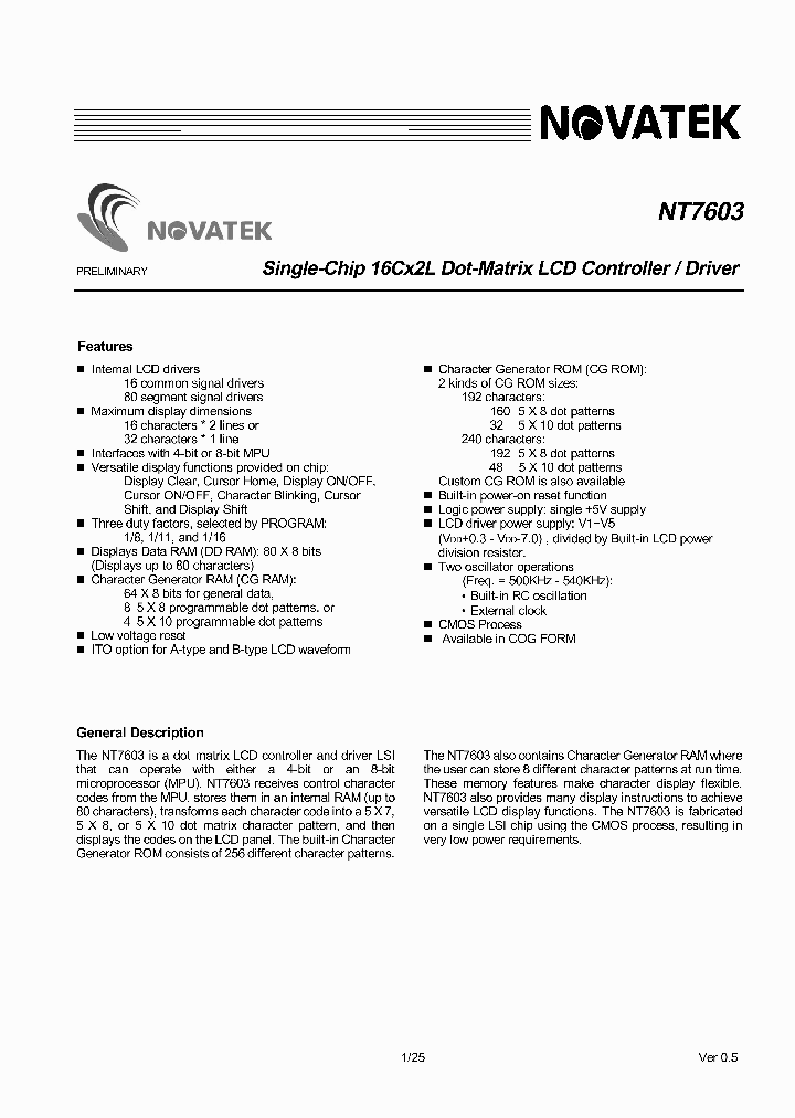NT7603BDB-01_1885509.PDF Datasheet