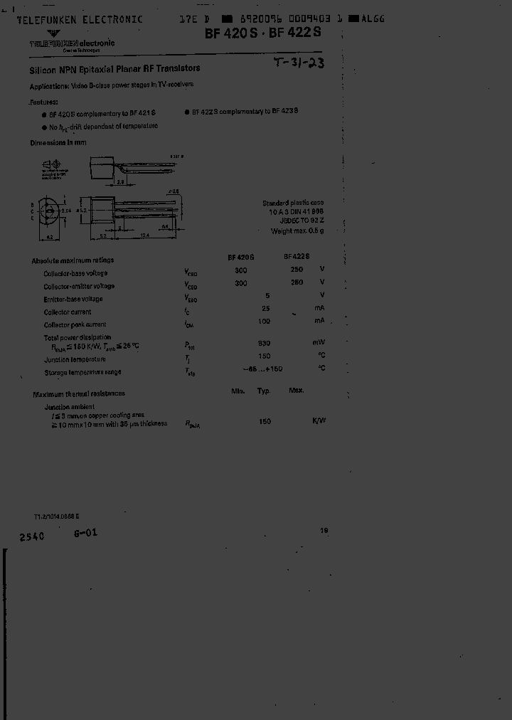 BF420S_1900200.PDF Datasheet