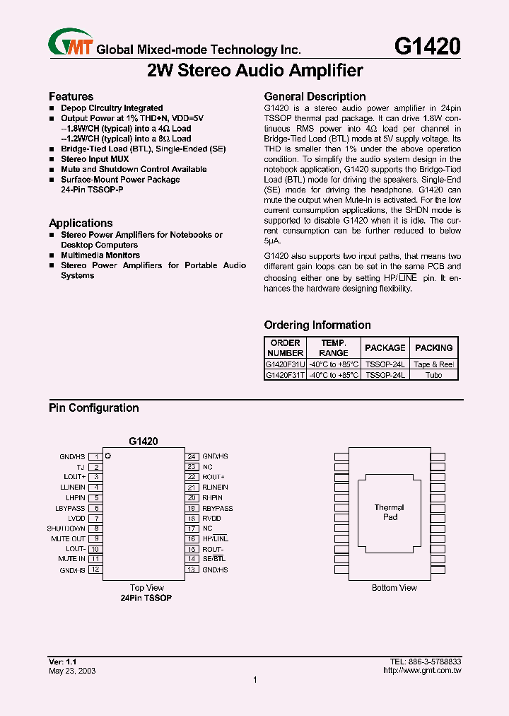 G1420_1899220.PDF Datasheet