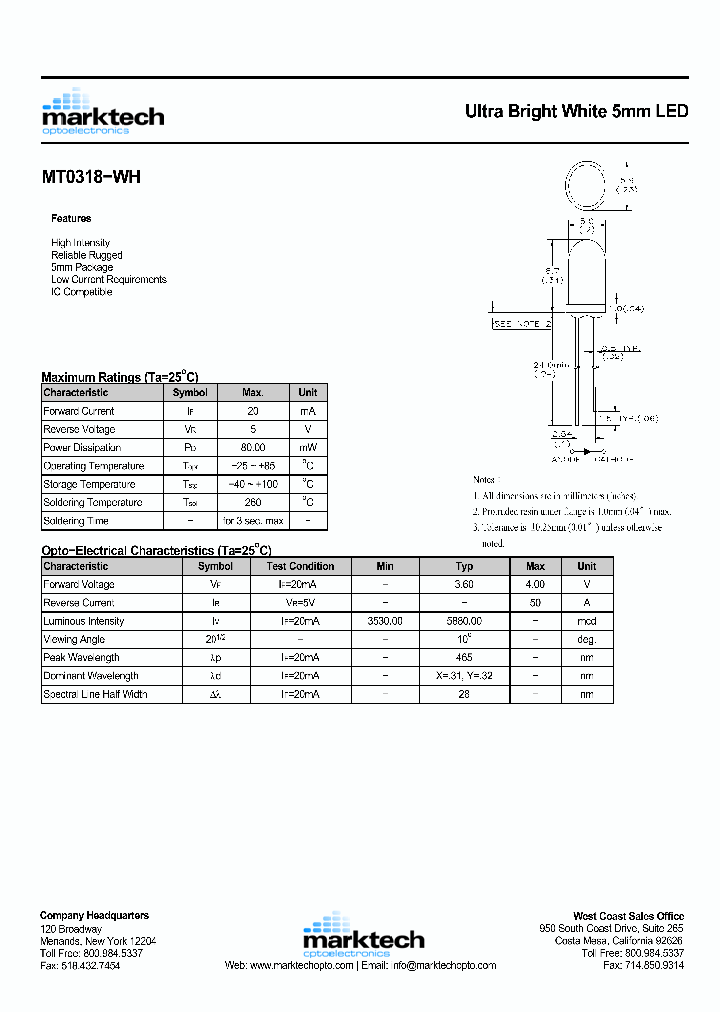 MT0318-WH_1941807.PDF Datasheet