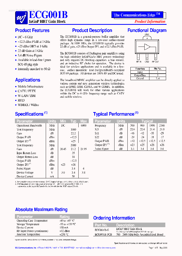 ECG001B_1945894.PDF Datasheet