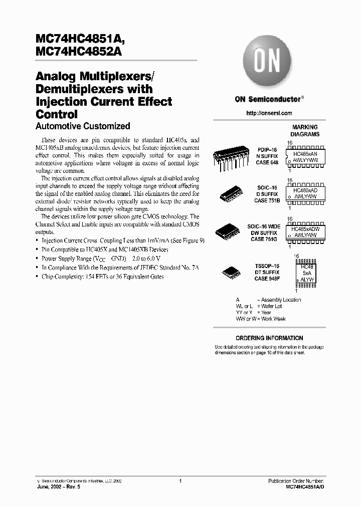 MC74HC4851A-D_1948052.PDF Datasheet