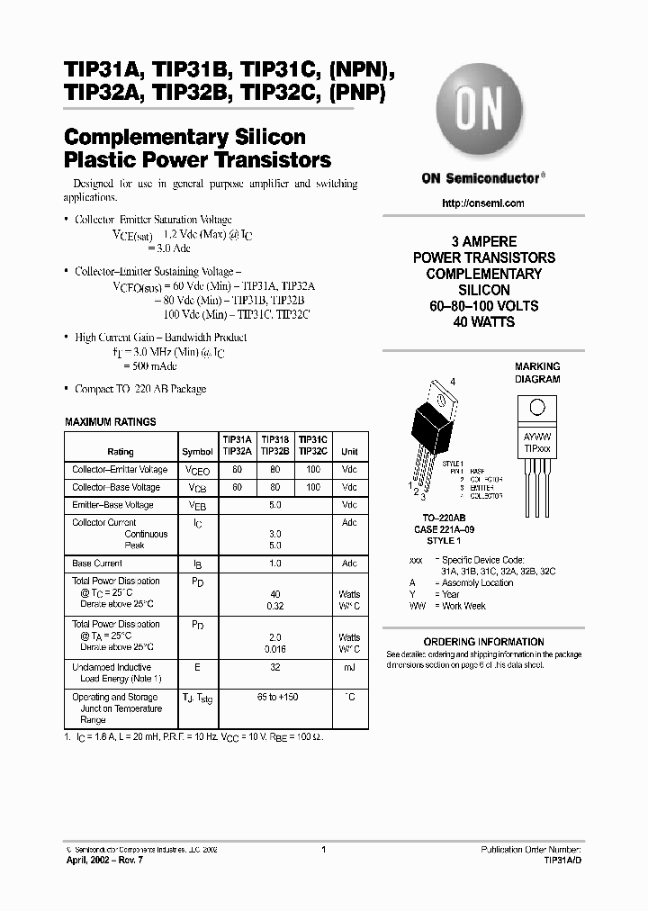 TIP31A-D_1948059.PDF Datasheet