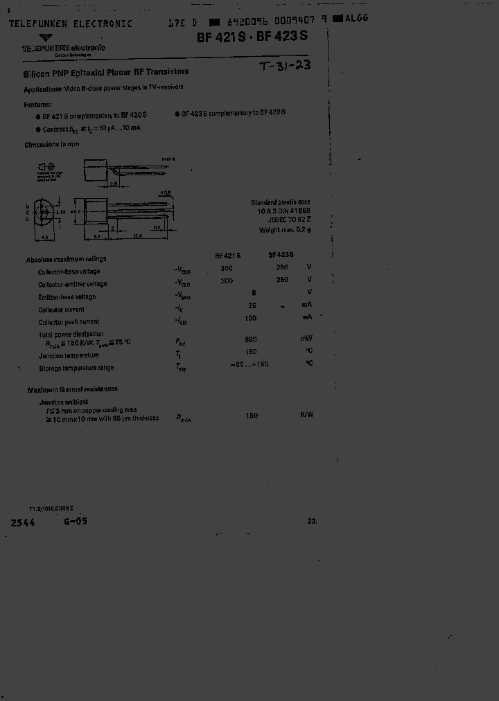 BF421S_1900966.PDF Datasheet