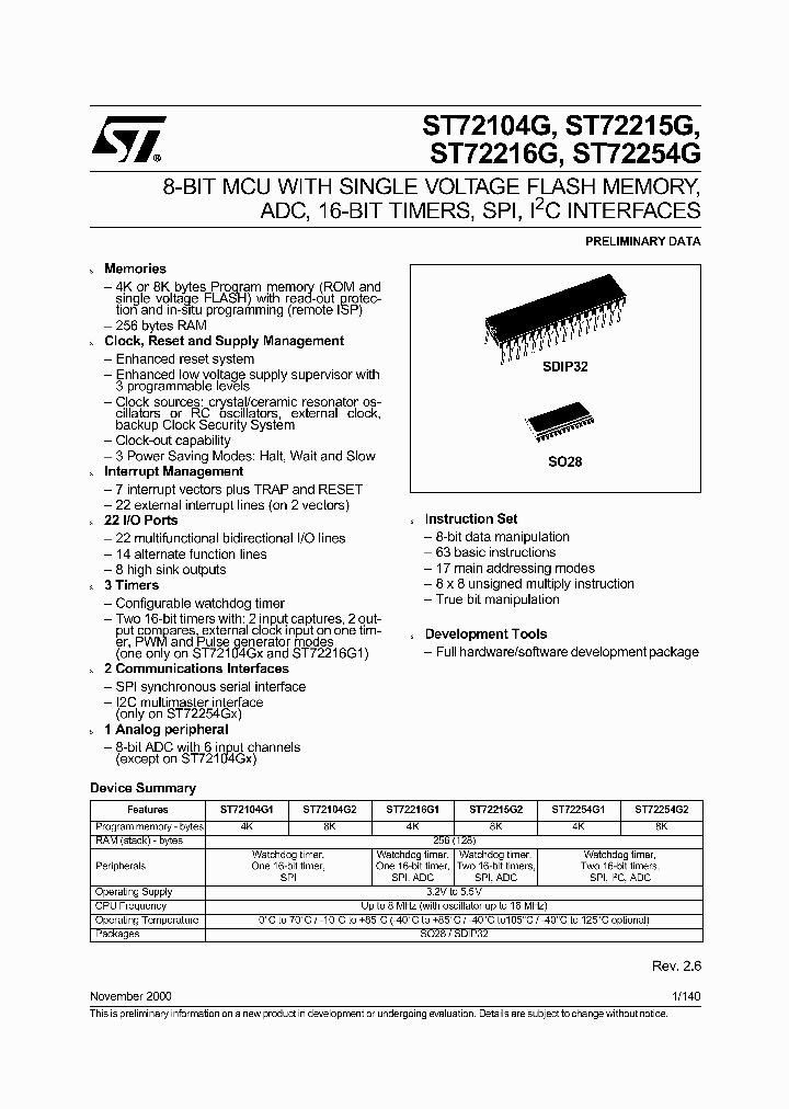 ST72C254G2M6TR_1952323.PDF Datasheet