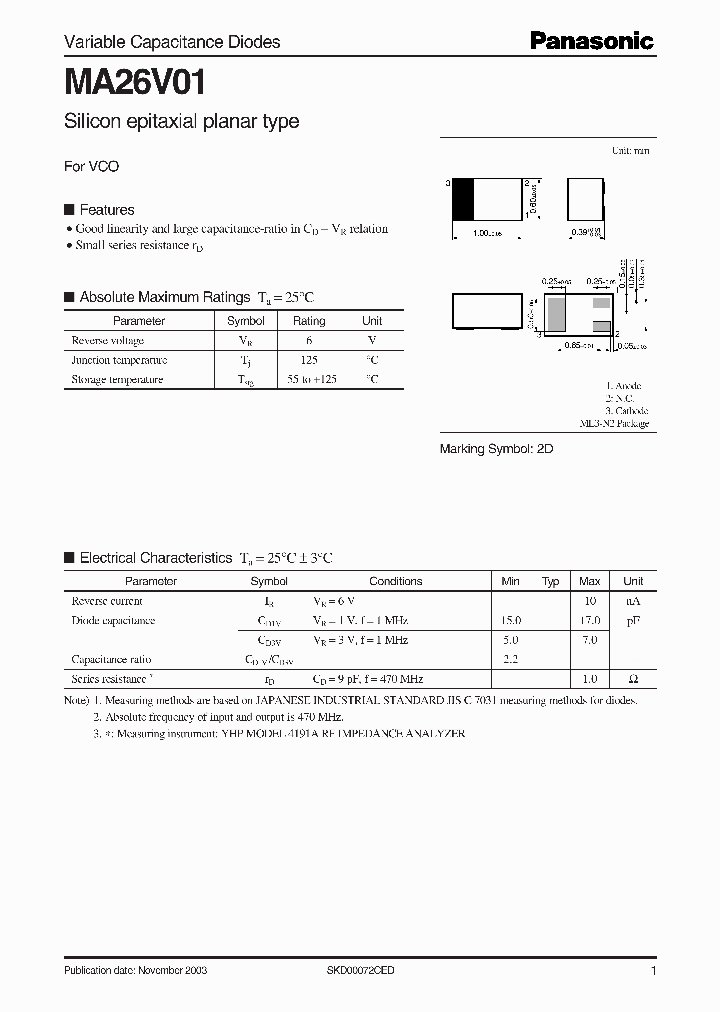 MA26V01_1901654.PDF Datasheet