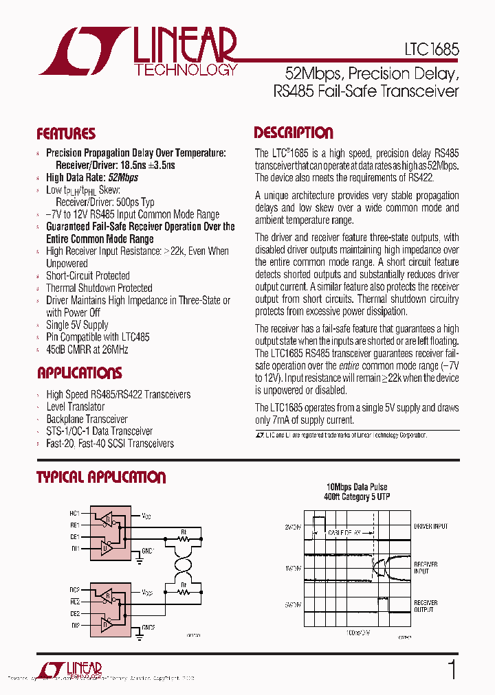 LTC1685IS8_1913250.PDF Datasheet