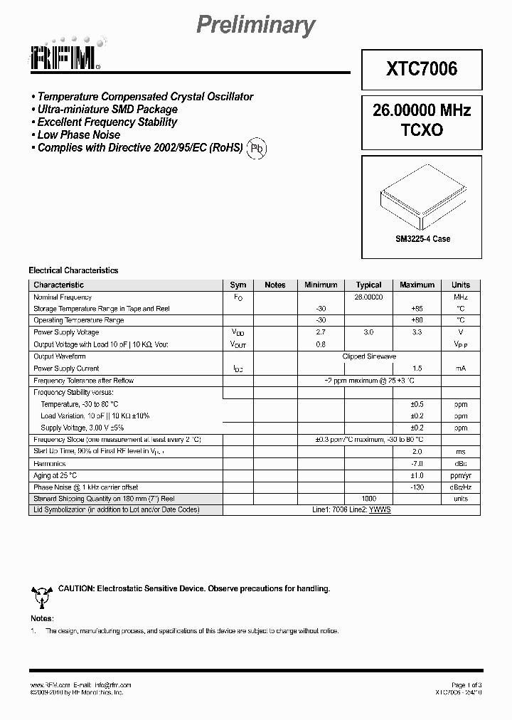 XTC7006_1914357.PDF Datasheet
