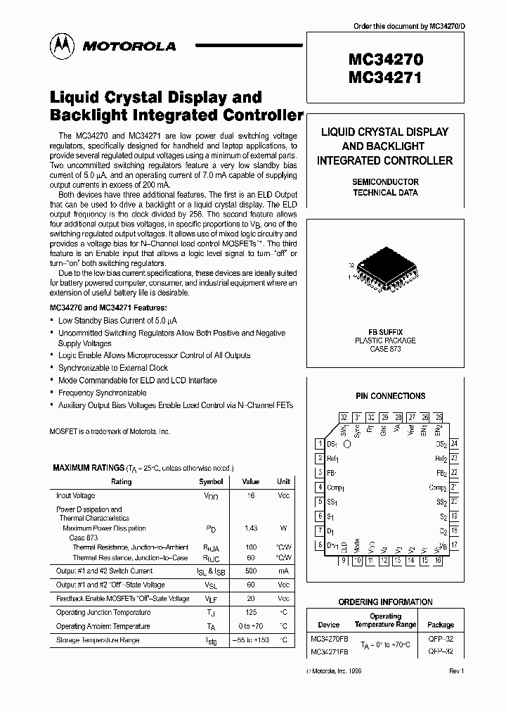 MC34270FB_1915734.PDF Datasheet