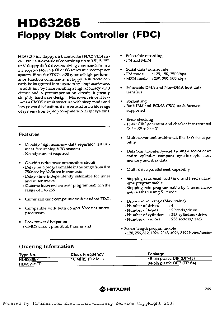 HD63265P_1914393.PDF Datasheet