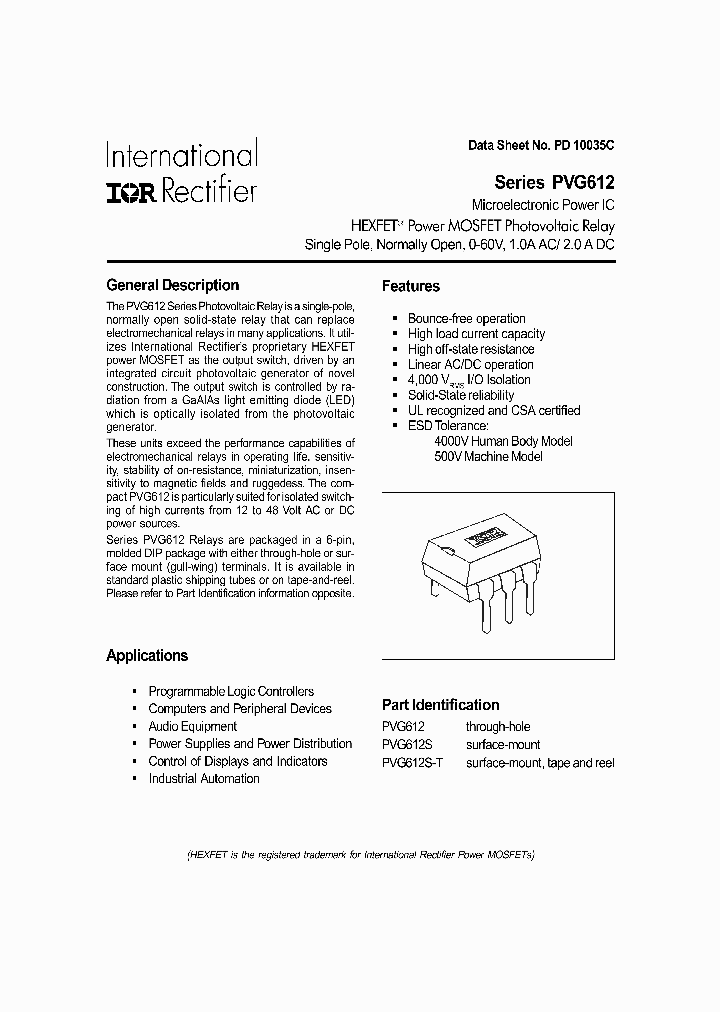 PVG612S_1933354.PDF Datasheet