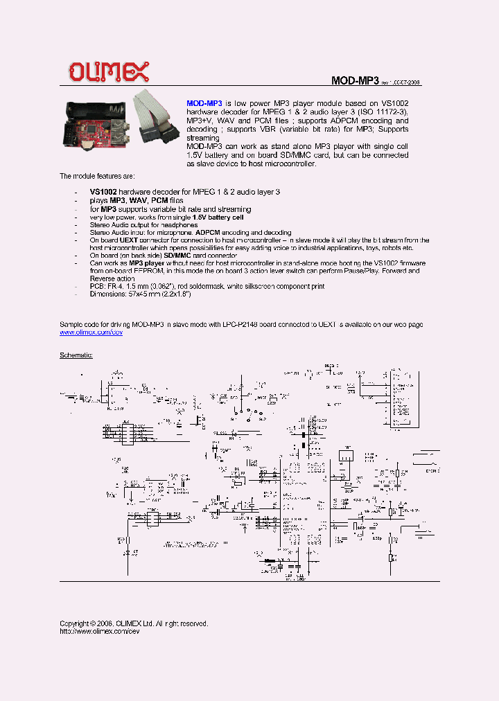 MOD-MP3_1933960.PDF Datasheet